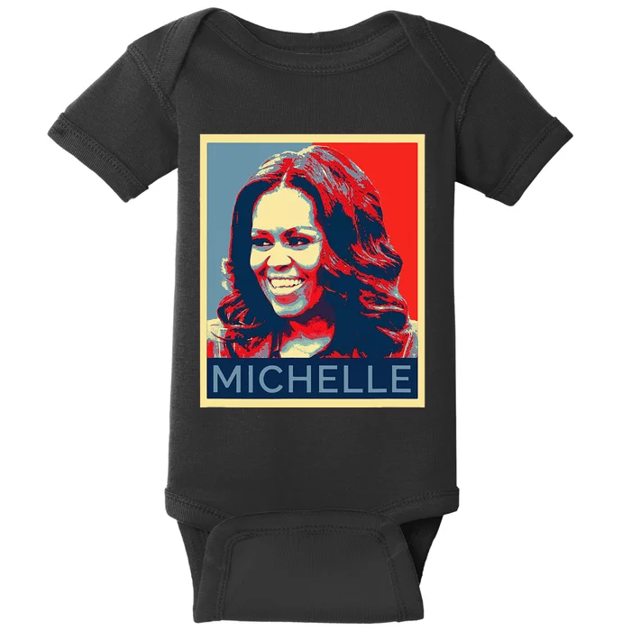 Michelle Obama Black Women Black History Month Baby Bodysuit