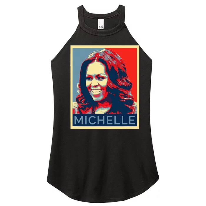 Michelle Obama Black Women Black History Month Women’s Perfect Tri Rocker Tank