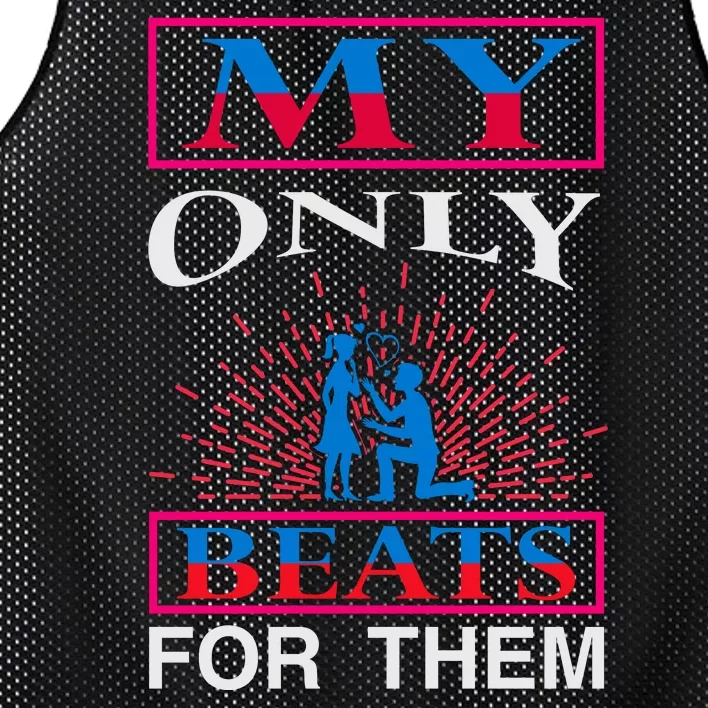 My Only Beats For Them Mesh Reversible Basketball Jersey Tank