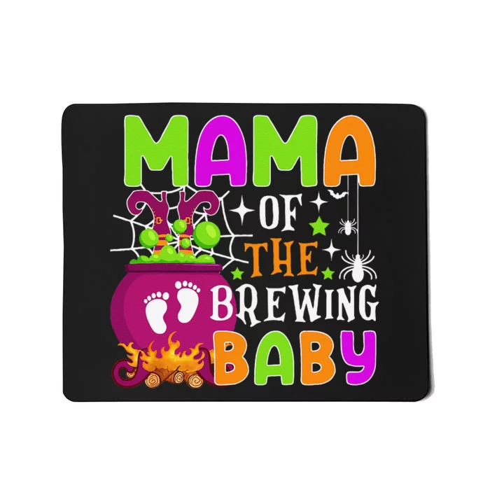 Mama Of Brewing Baby Halloween Theme Baby Shower Spooky Mousepad