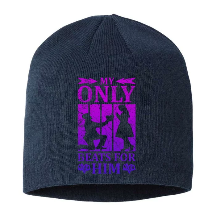 My Only Beats For Him 8 1/2in Sustainable Knit Beanie