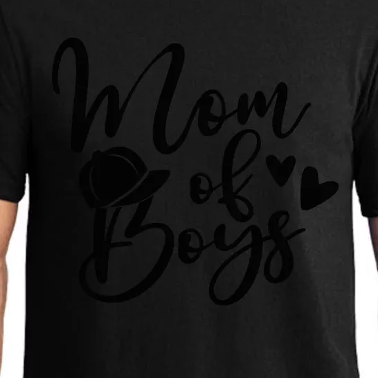 Mom Of Boys Hat Gift For Mom Mothers Day Pajama Set