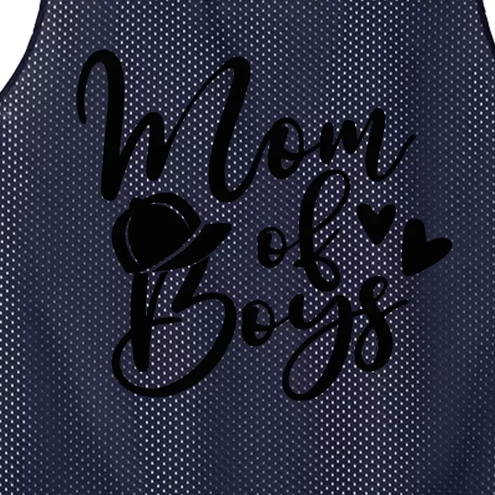 Mom Of Boys Hat Gift For Mom Mothers Day Mesh Reversible Basketball Jersey Tank