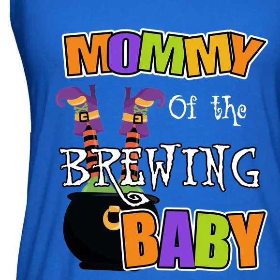 Mommy Of Brewing Halloween Theme Shower Spooky Gift Ladies Essential Flowy Tank