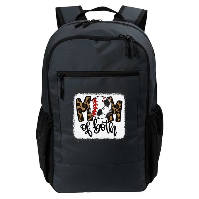 Mom Of Both Leopard Baseball Soccer Daily Commute Backpack