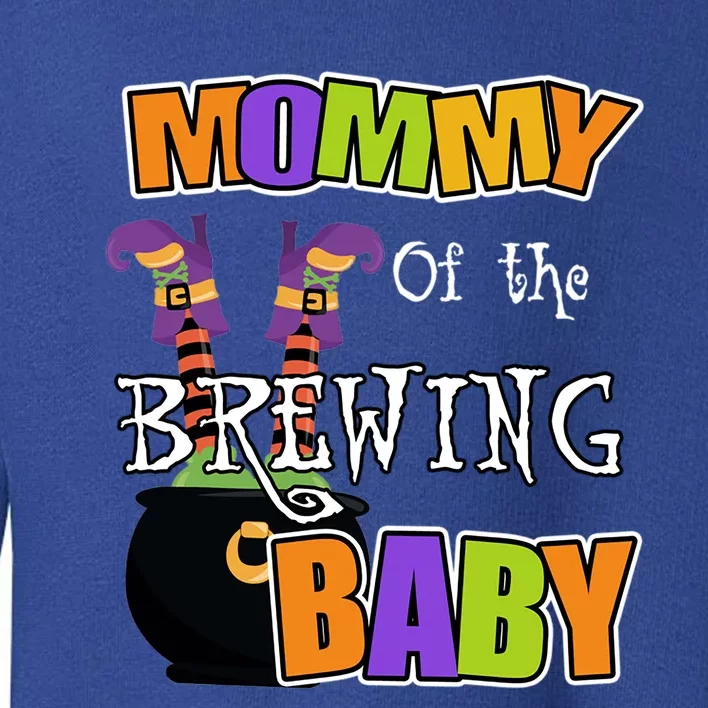 Mommy Of Brewing Halloween Theme Shower Spooky Gift Toddler Sweatshirt