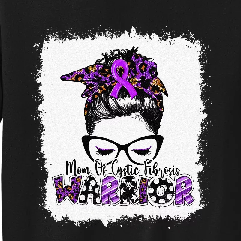 Mom Of Cystic Fibrosis Warrior Women Cystic Fibrosis Sweatshirt