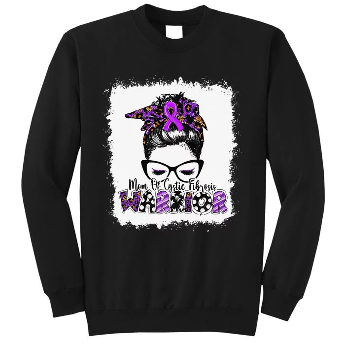 Mom Of Cystic Fibrosis Warrior Women Cystic Fibrosis Sweatshirt