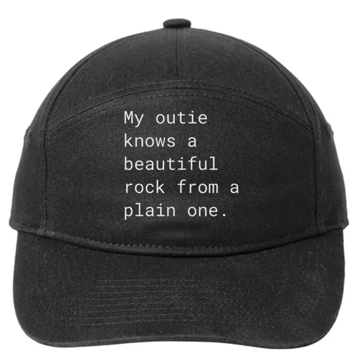 My Outie Can Create A Beautiful Stone From A Simple 7-Panel Snapback Hat