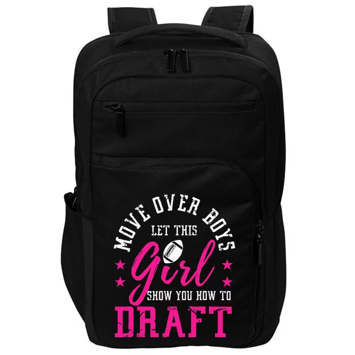 Move Over Cute Fantasy Football Draft Kit Party Impact Tech Backpack