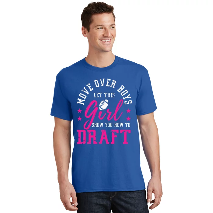 Move Over Cute Fantasy Football Draft Kit Party T-Shirt