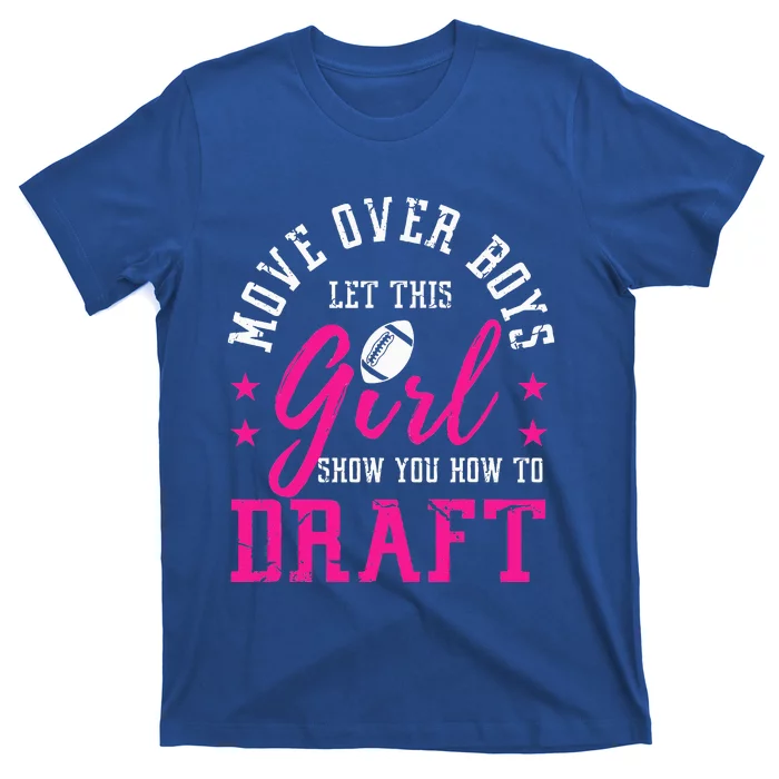 Move Over Cute Fantasy Football Draft Kit Party T-Shirt