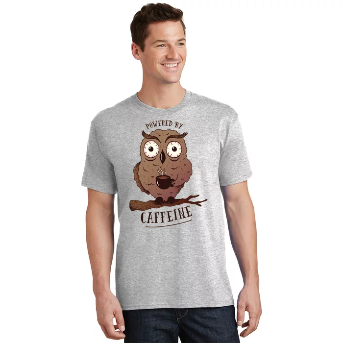 Monday Owl Coffee Caffeine Work Office T-Shirt