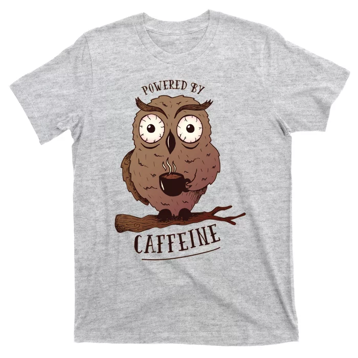 Monday Owl Coffee Caffeine Work Office T-Shirt