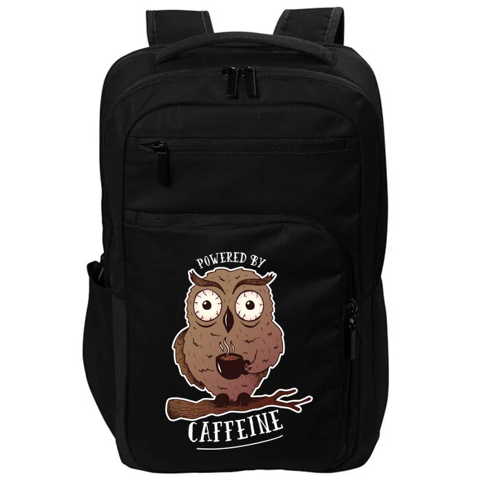 Monday Owl Coffee Caffeine Work Office Impact Tech Backpack