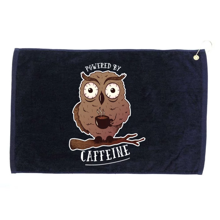 Monday Owl Coffee Caffeine Work Office Grommeted Golf Towel