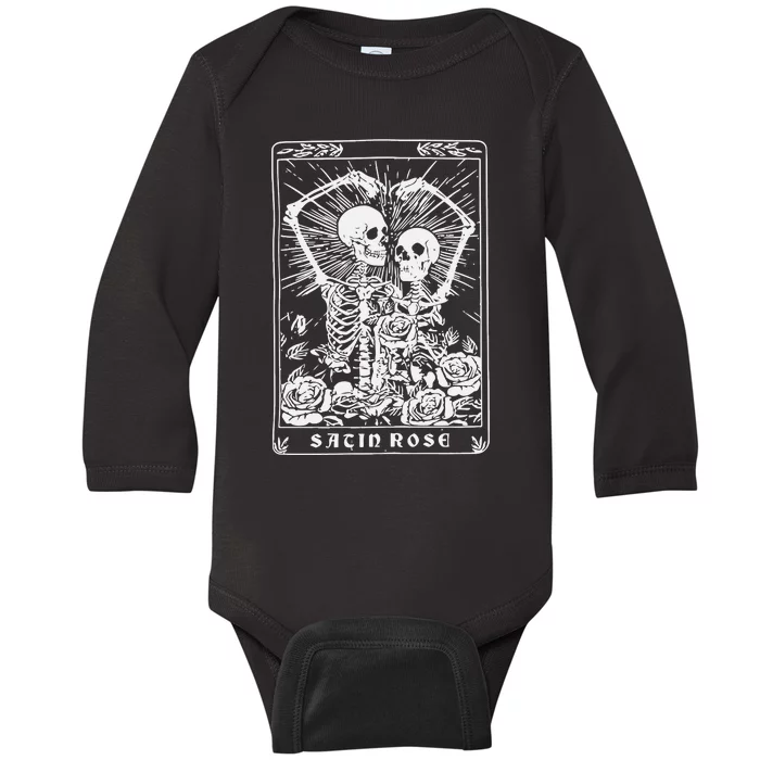 Michelle Otter Coolane Skeleton & Letter Baby Long Sleeve Bodysuit