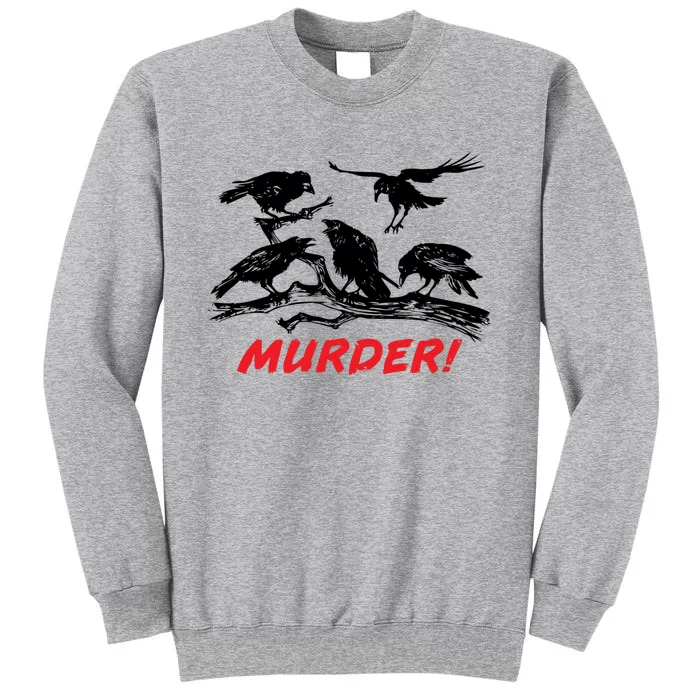 Murder Of Crows Tall Sweatshirt