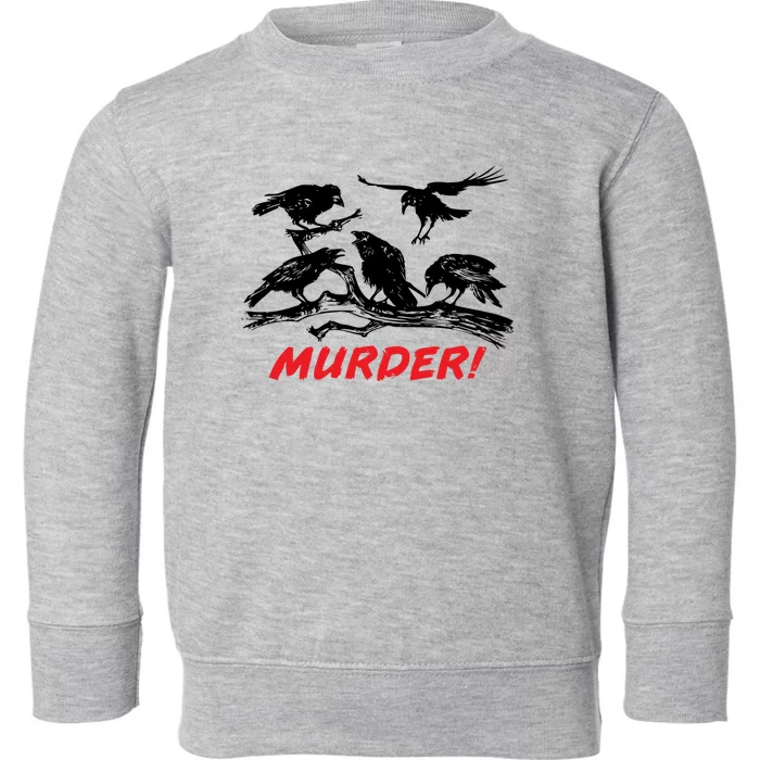 Murder Of Crows Toddler Sweatshirt