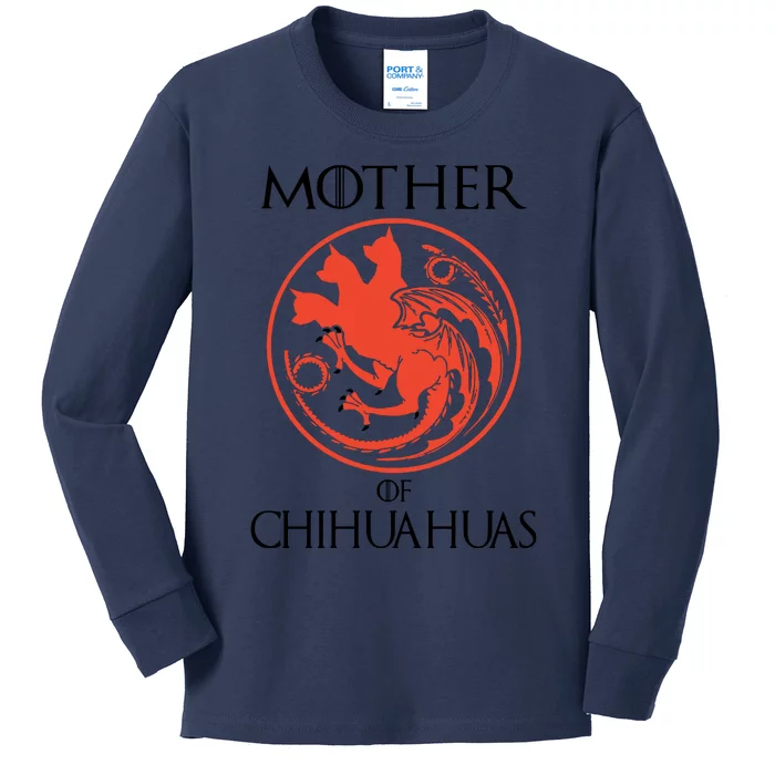 Mother Of Chihuahuas Mother Kids Long Sleeve Shirt