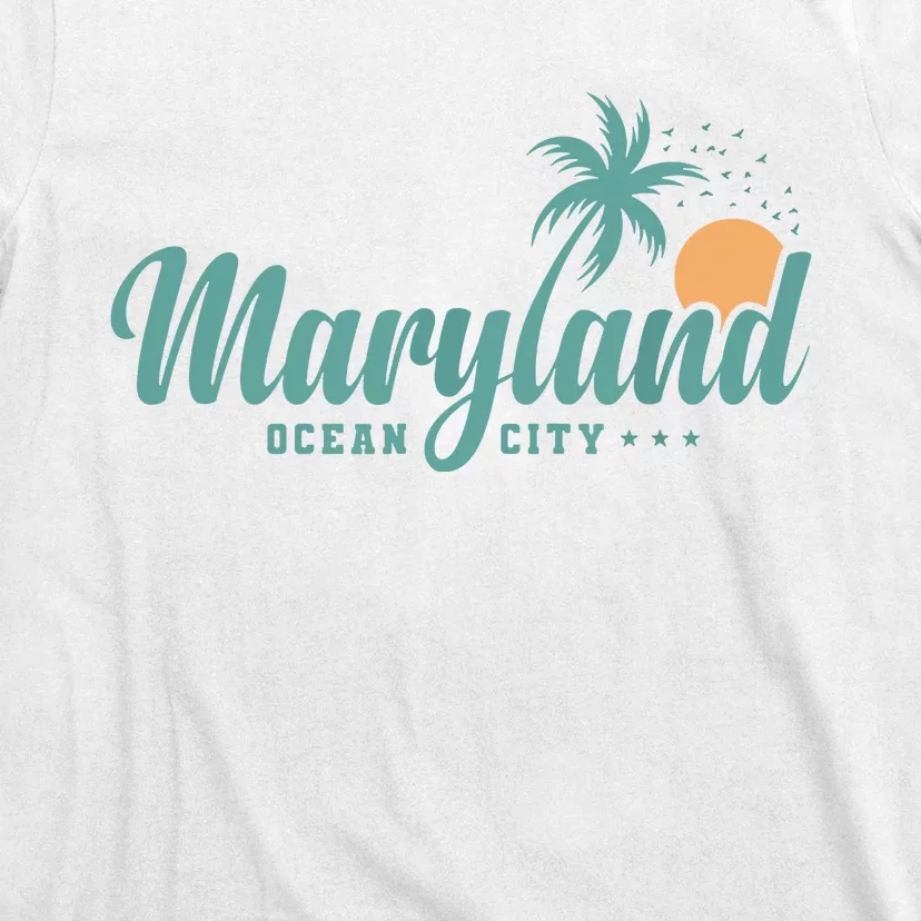 Maryland Ocean City State Of America Usa T-Shirt