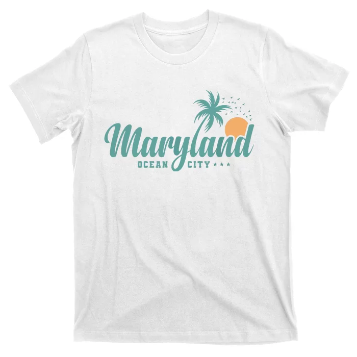 Maryland Ocean City State Of America Usa T-Shirt