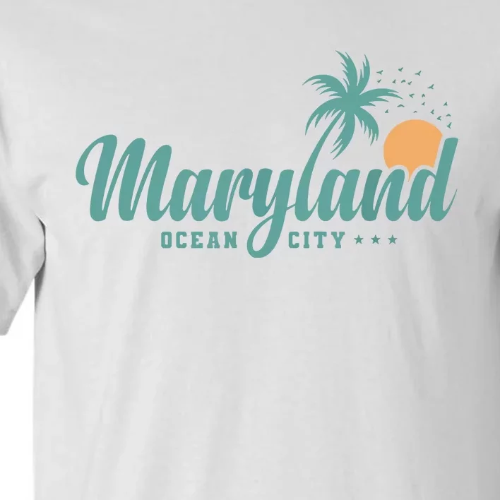 Maryland Ocean City State Of America Usa Tall T-Shirt