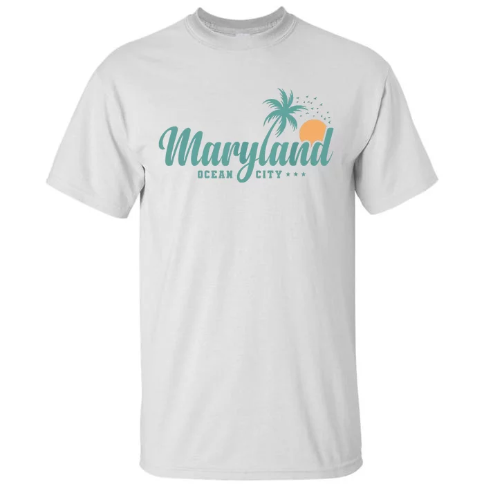 Maryland Ocean City State Of America Usa Tall T-Shirt