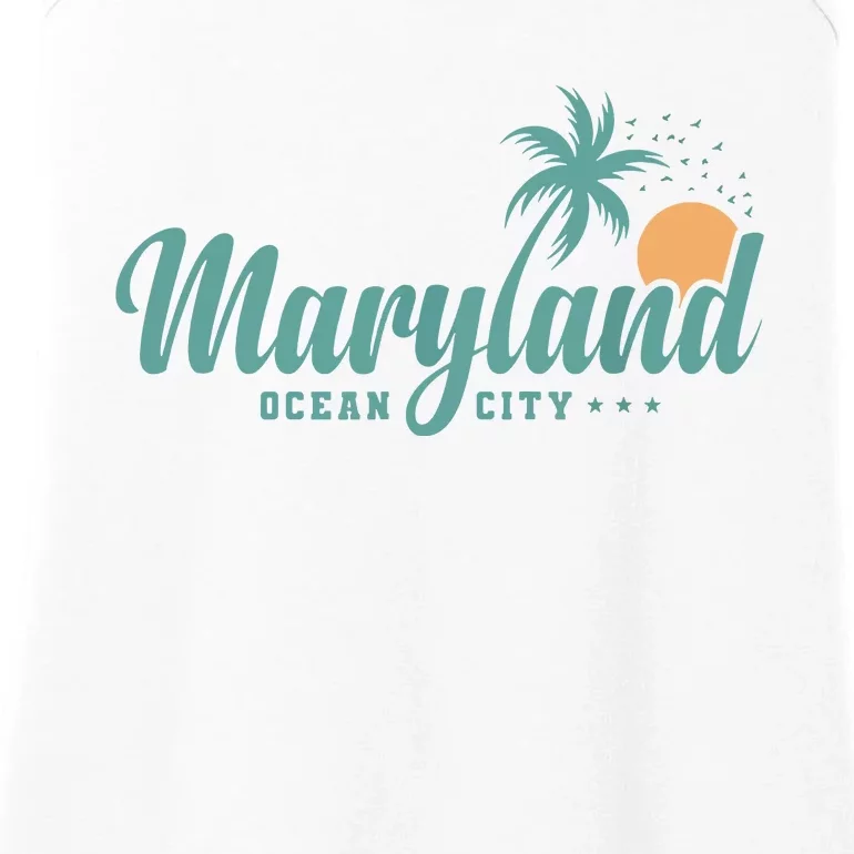 Maryland Ocean City State Of America Usa Ladies Essential Tank