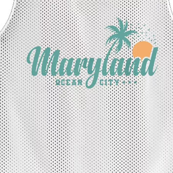 Maryland Ocean City State Of America Usa Mesh Reversible Basketball Jersey Tank