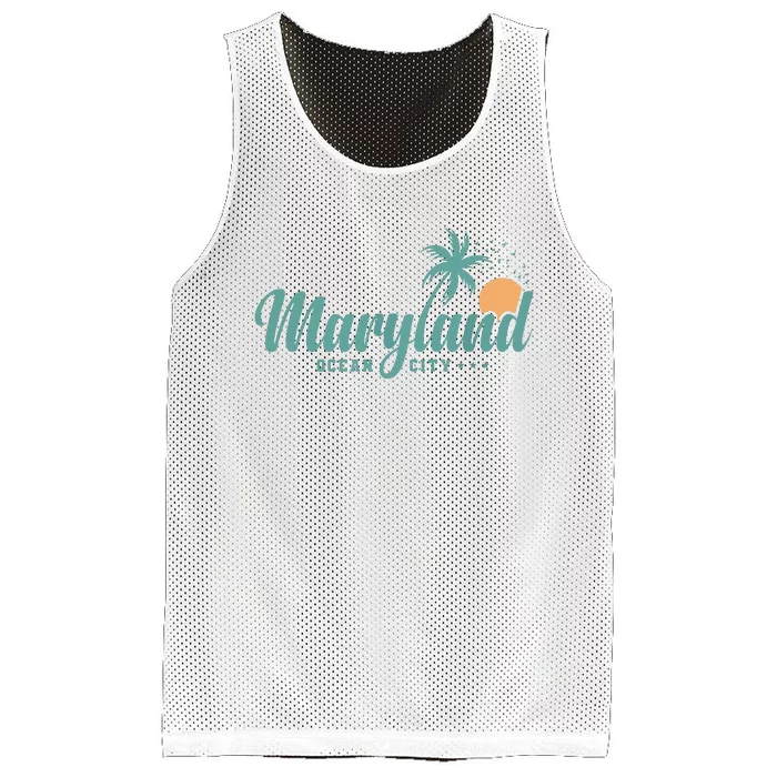 Maryland Ocean City State Of America Usa Mesh Reversible Basketball Jersey Tank