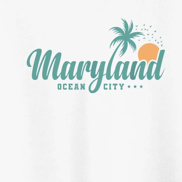 Maryland Ocean City State Of America Usa Toddler T-Shirt