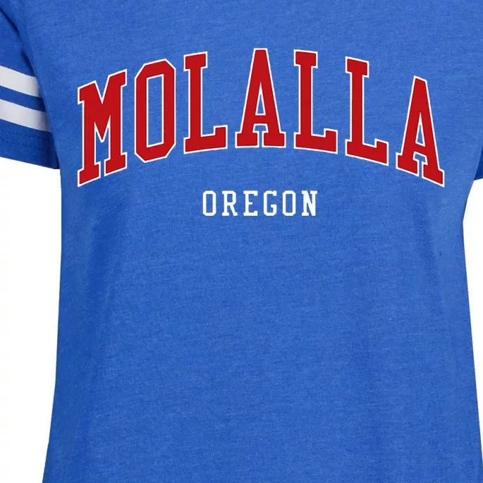 Molalla Oregon College Enza Ladies Jersey Football T-Shirt