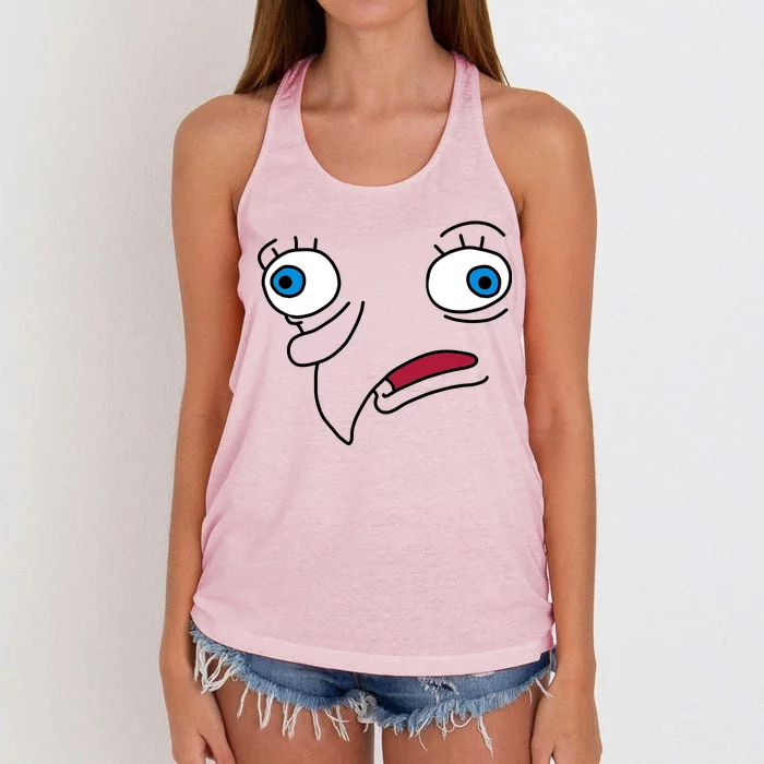 Mocking meme Women's Knotted Racerback Tank