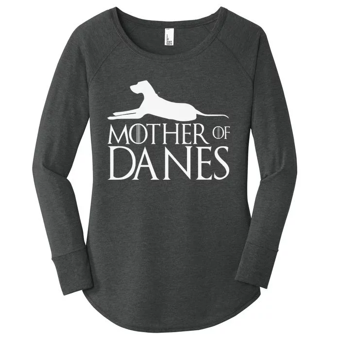 Mother of Danes funny Great Dane Women's Perfect Tri Tunic Long Sleeve Shirt