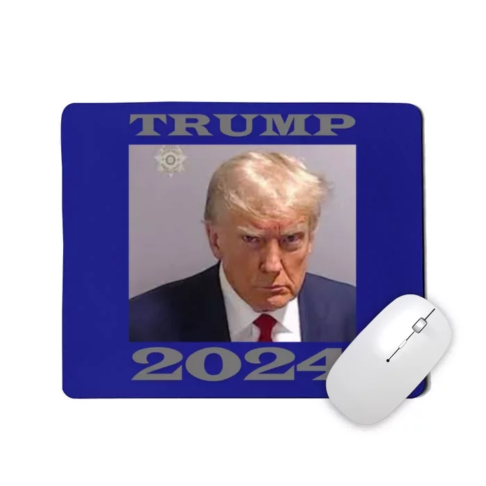 Mugshot Of Donald Trump Trump 2024 Funny Gift Mousepad