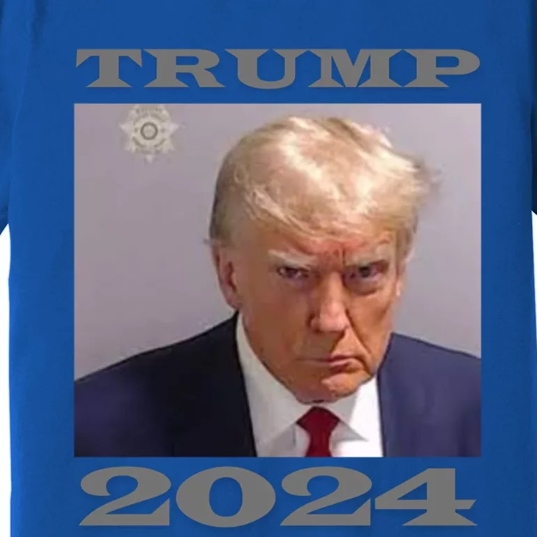 Mugshot Of Donald Trump Trump 2024 Funny Gift Premium T-Shirt