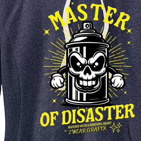 Master Of Disaster Graffiti Can Mascot Women's Fleece Hoodie