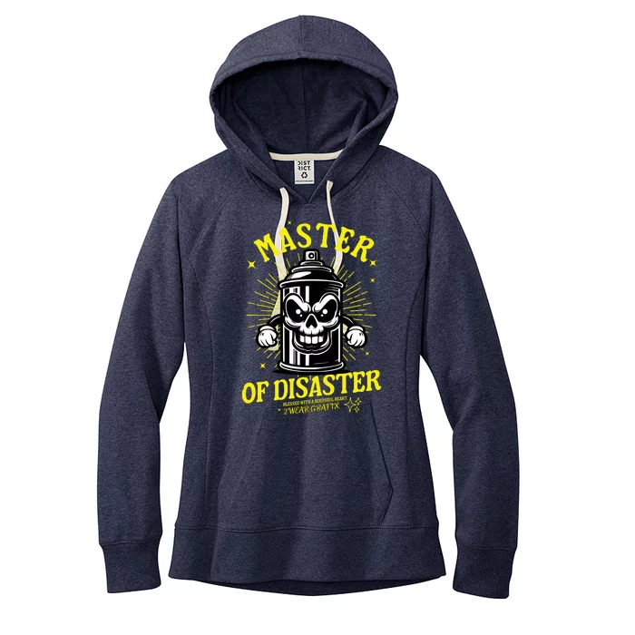 Master Of Disaster Graffiti Can Mascot Women's Fleece Hoodie