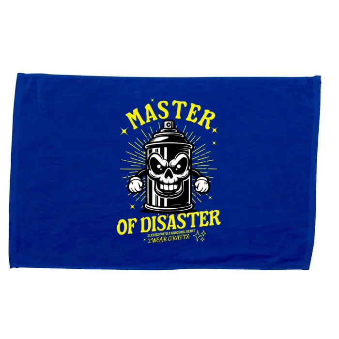 Master Of Disaster Graffiti Can Mascot Microfiber Hand Towel