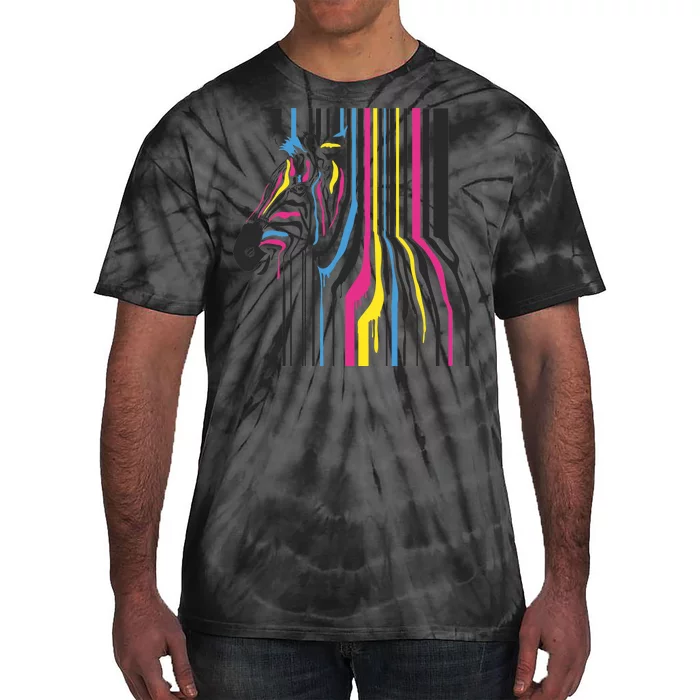 Modern Abstract Zebra Tie-Dye T-Shirt