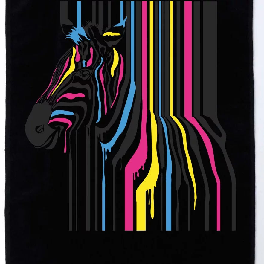 Modern Abstract Zebra Platinum Collection Golf Towel