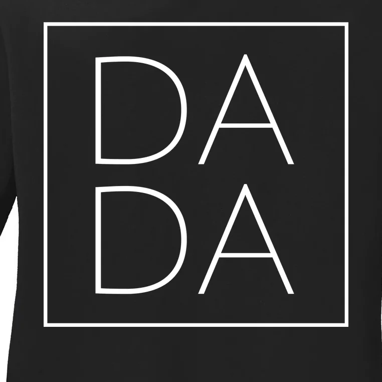 Modern Dada Fathers Day Ladies Long Sleeve Shirt