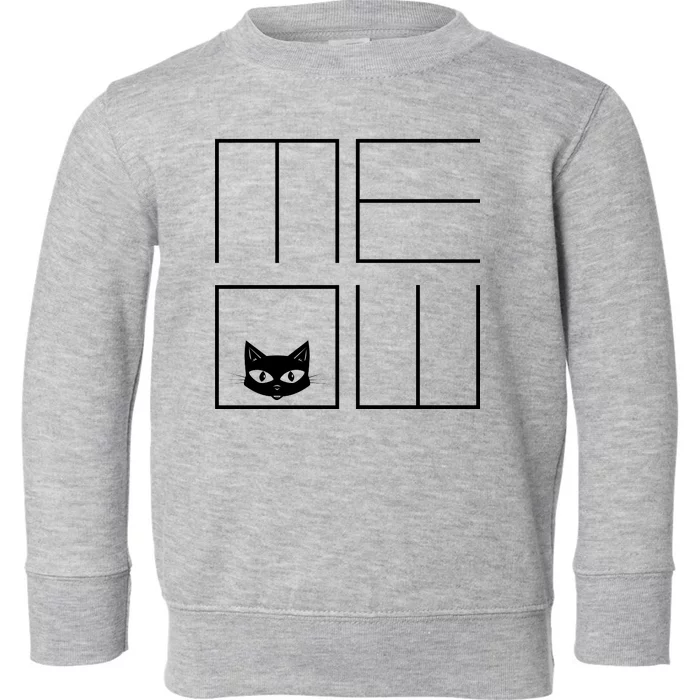 Modern Meow Toddler Sweatshirt