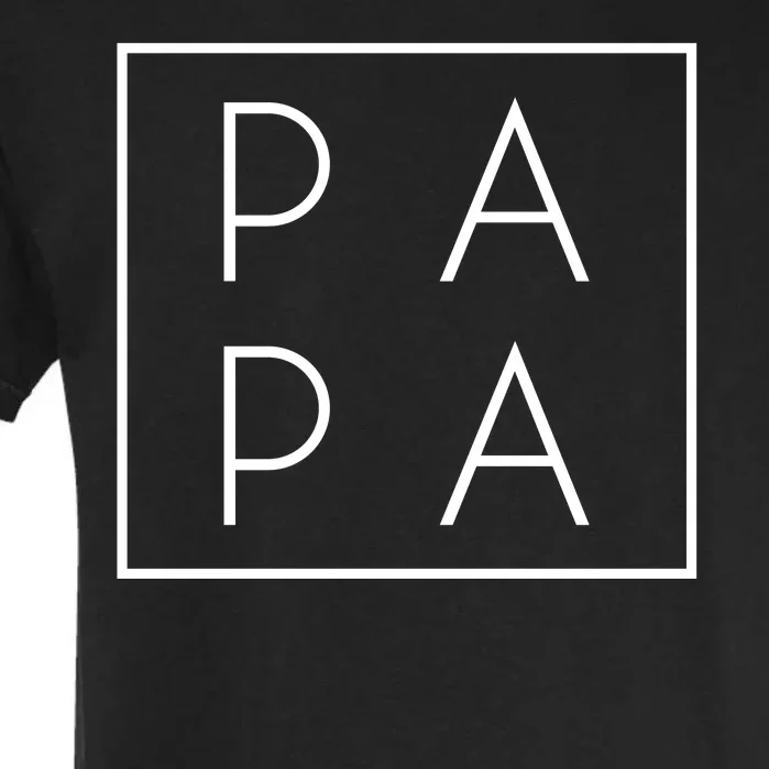 Modern PA PA Papa Father logo Garment-Dyed Heavyweight T-Shirt