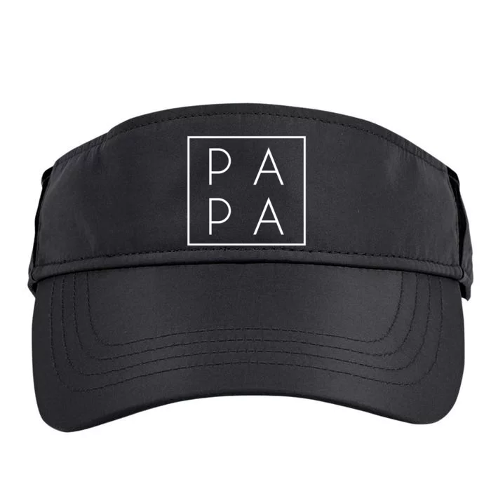 Modern PA PA Papa Father logo Adult Drive Performance Visor