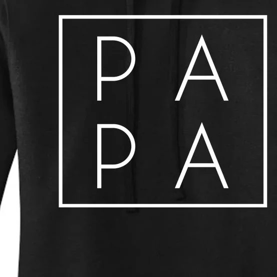 Modern PA PA Papa Father logo Women's Pullover Hoodie