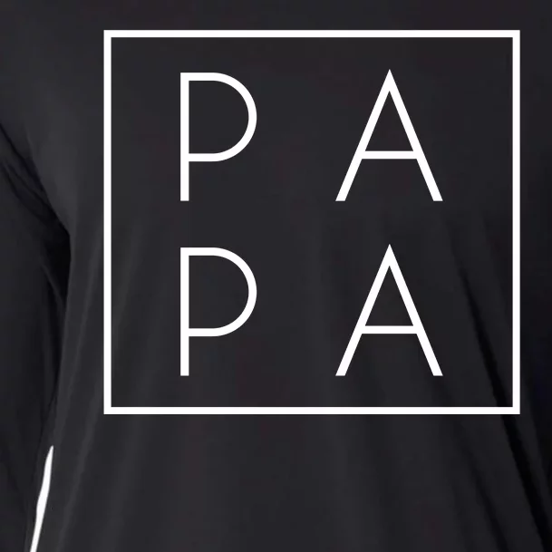 Modern PA PA Papa Father logo Cooling Performance Long Sleeve Crew