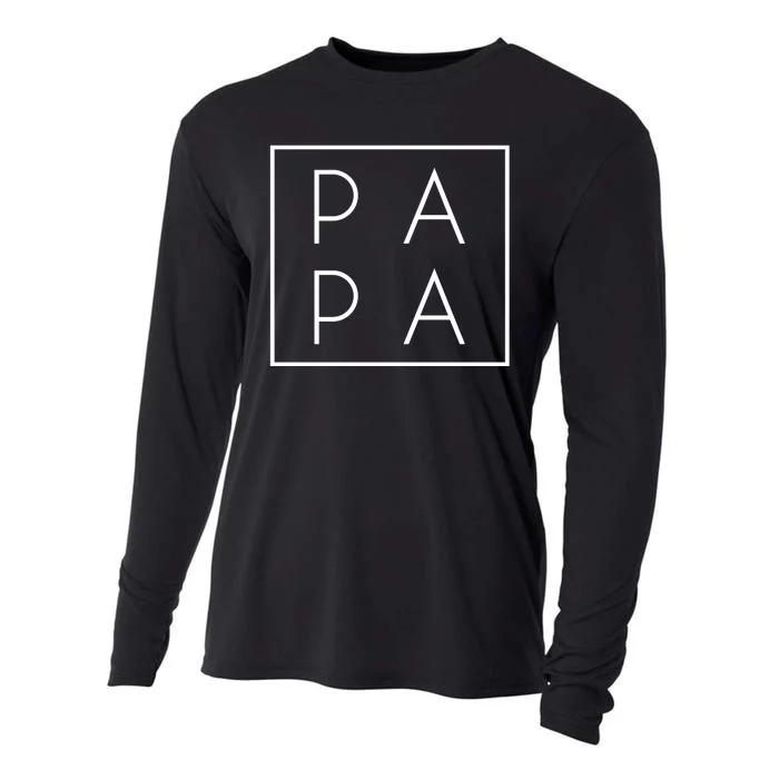 Modern PA PA Papa Father logo Cooling Performance Long Sleeve Crew