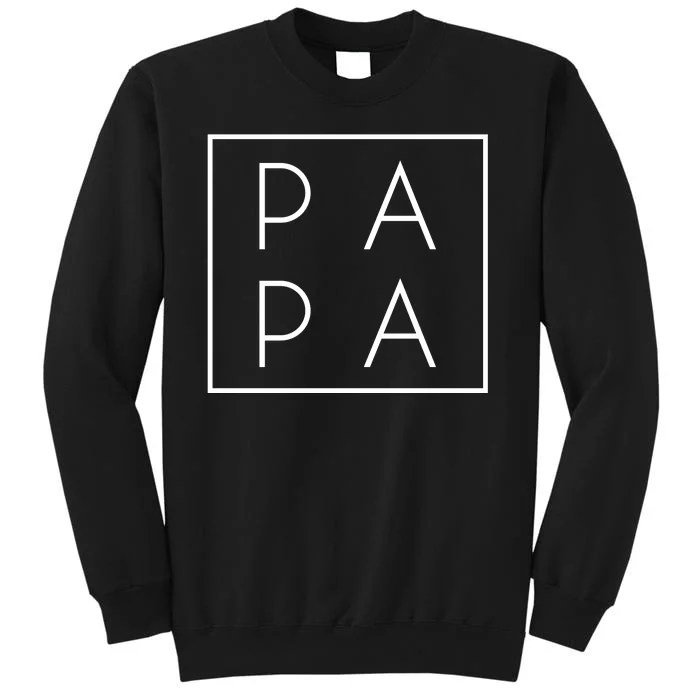 Modern PA PA Papa Father logo Tall Sweatshirt